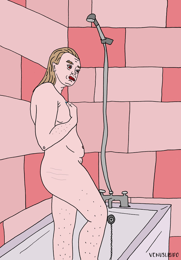 Artist Reflects A Personal Irritation And Bitterness In Her Drawings (NSFW)