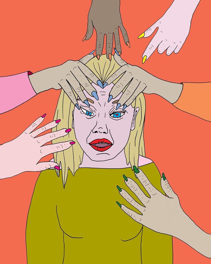 Artist Reflects A Personal Irritation And Bitterness In Her Drawings (NSFW)