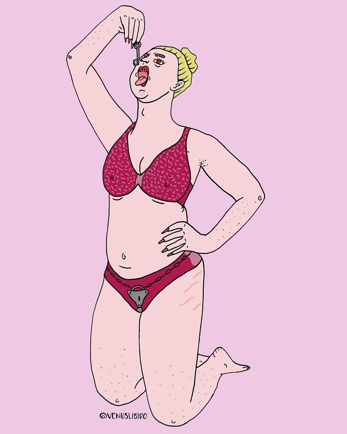 Artist Reflects A Personal Irritation And Bitterness In Her Drawings (NSFW)