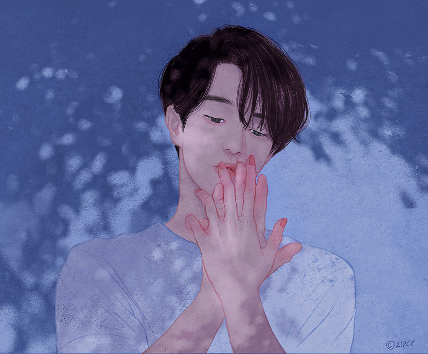 Korean Illustrator Captures Love And Intimacy So Well That You Can Almost Feel It