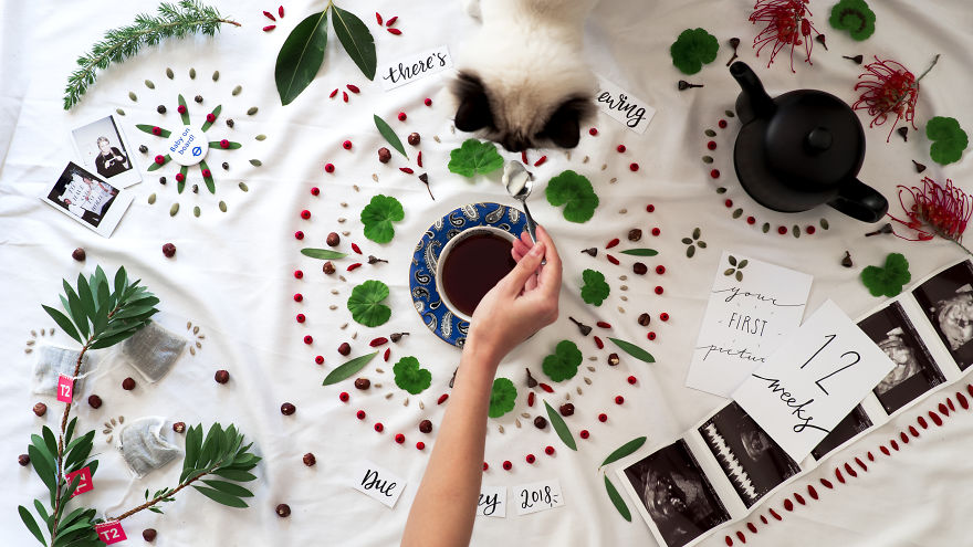 There’s A Baby Brewing: Flat Lay, Stop Frame Animation – Pregnancy Announcement There’s A Baby Brewing: Flat Lay, Stop Frame Animation – Pregnancy Announcement