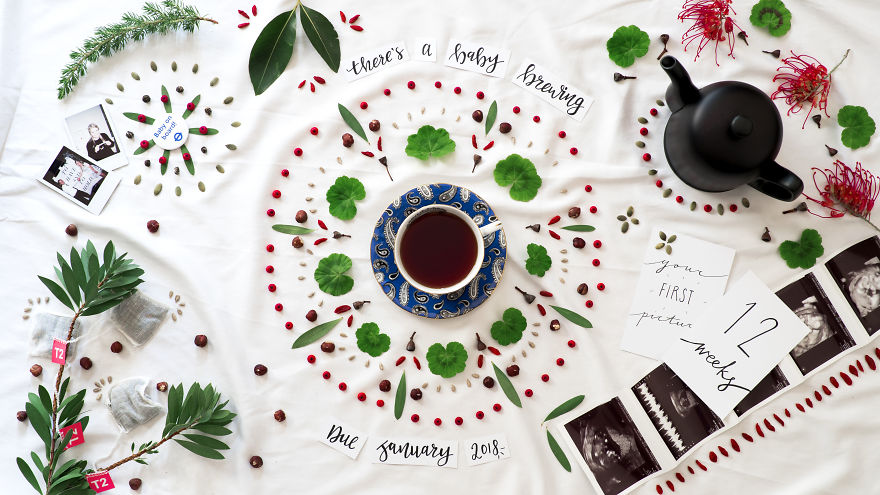 There’s A Baby Brewing: Flat Lay, Stop Frame Animation – Pregnancy Announcement There’s A Baby Brewing: Flat Lay, Stop Frame Animation – Pregnancy Announcement