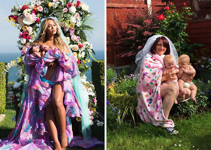 Parents Are Hilariously Recreating Beyonce’s Viral Motherhood Photos To Show How It Really Looks Parents Are Hilariously Recreating Beyonce’s Viral Motherhood Photos To Show How It Really Looks