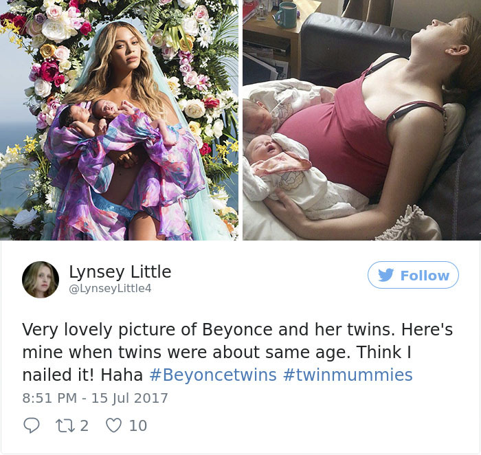 Parents Are Hilariously Recreating Beyonce’s Viral Motherhood Photos To Show How It Really Looks Parents Are Hilariously Recreating Beyonce’s Viral Motherhood Photos To Show How It Really Looks