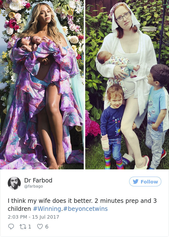 Parents Are Hilariously Recreating Beyonce’s Viral Motherhood Photos To Show How It Really Looks Parents Are Hilariously Recreating Beyonce’s Viral Motherhood Photos To Show How It Really Looks