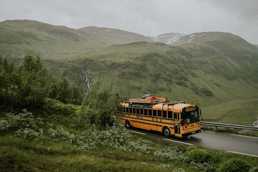 We Turned An American School Bus Into A Hostel On Wheels