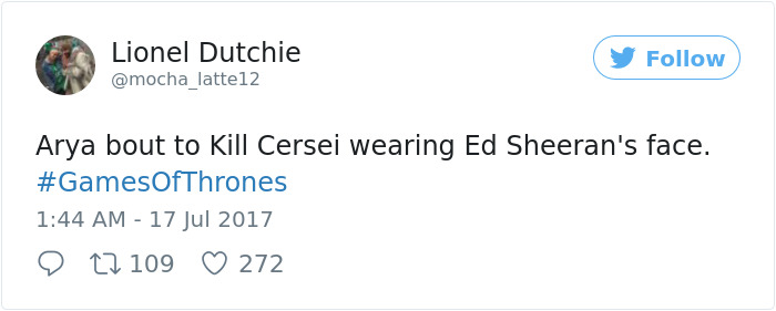 66 Of The Most Hilarious Reactions To Ed Sheeran’s Cameo In Game Of Thrones 66 Of The Most Hilarious Reactions To Ed Sheeran’s Cameo In Game Of Thrones