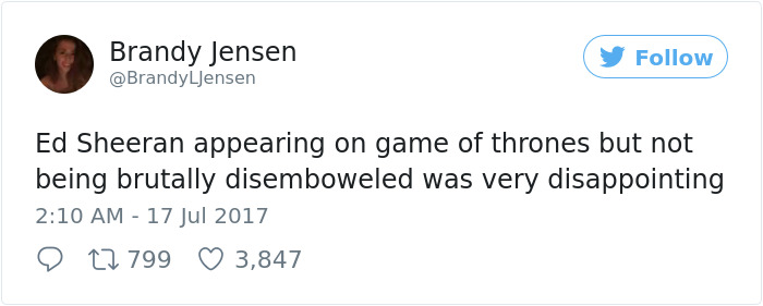 66 Of The Most Hilarious Reactions To Ed Sheeran’s Cameo In Game Of Thrones 66 Of The Most Hilarious Reactions To Ed Sheeran’s Cameo In Game Of Thrones