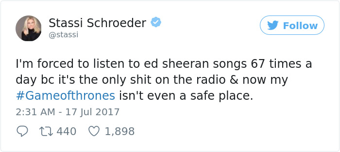 66 Of The Most Hilarious Reactions To Ed Sheeran’s Cameo In Game Of Thrones 66 Of The Most Hilarious Reactions To Ed Sheeran’s Cameo In Game Of Thrones