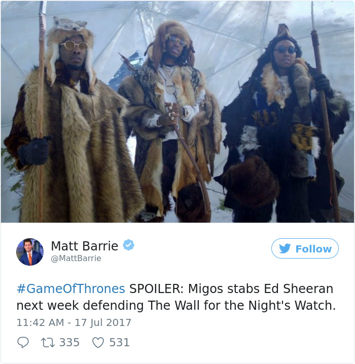 66 Of The Most Hilarious Reactions To Ed Sheeran’s Cameo In Game Of Thrones 66 Of The Most Hilarious Reactions To Ed Sheeran’s Cameo In Game Of Thrones
