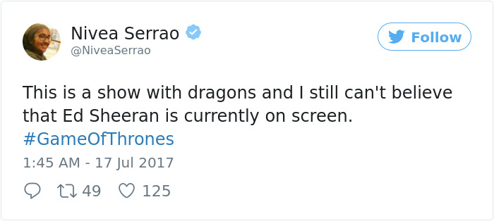 66 Of The Most Hilarious Reactions To Ed Sheeran’s Cameo In Game Of Thrones 66 Of The Most Hilarious Reactions To Ed Sheeran’s Cameo In Game Of Thrones