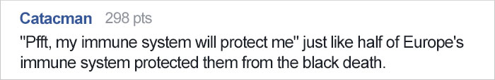 Anti-Vaxxer Tries To Shut Down People Who Are Pro-Vaccine, Gets A Perfect Comeback Anti-Vaxxer Tries To Shut Down People Who Are Pro-Vaccine, Gets A Perfect Comeback