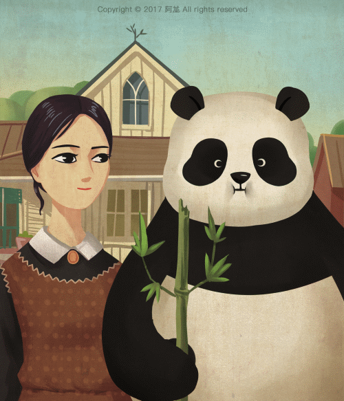 21 Famous Paintings That Look Better With Pandas
