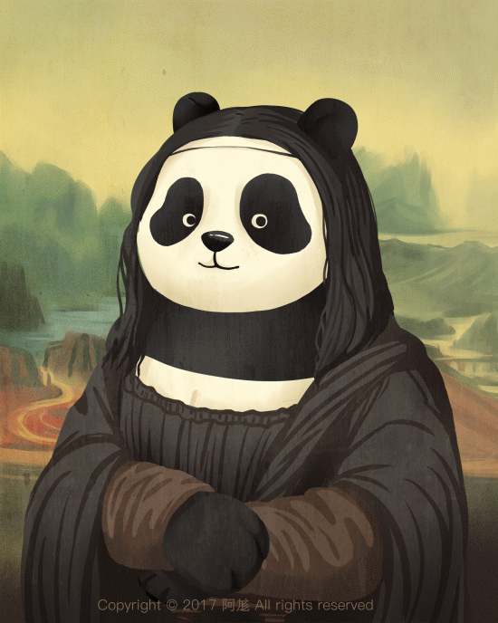 21 Famous Paintings That Look Better With Pandas