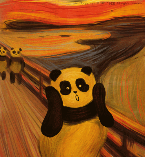 21 Famous Paintings That Look Better With Pandas