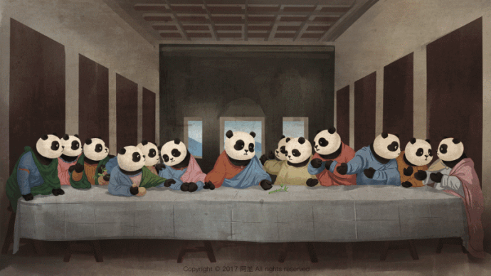 21 Famous Paintings That Look Better With Pandas