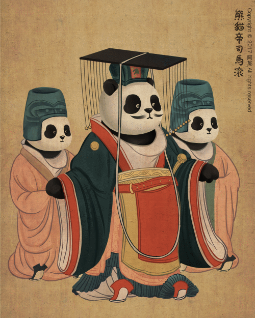 21 Famous Paintings That Look Better With Pandas