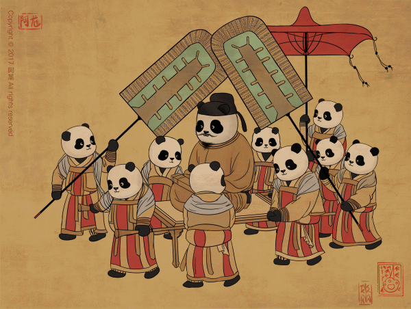 21 Famous Paintings That Look Better With Pandas