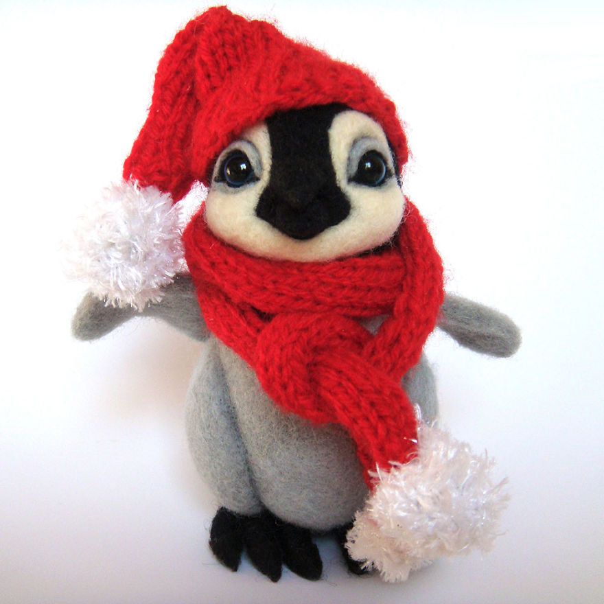 I Make Needle Felted Sculptures From Sheep Wool I Make Needle Felted Sculptures From Sheep Wool