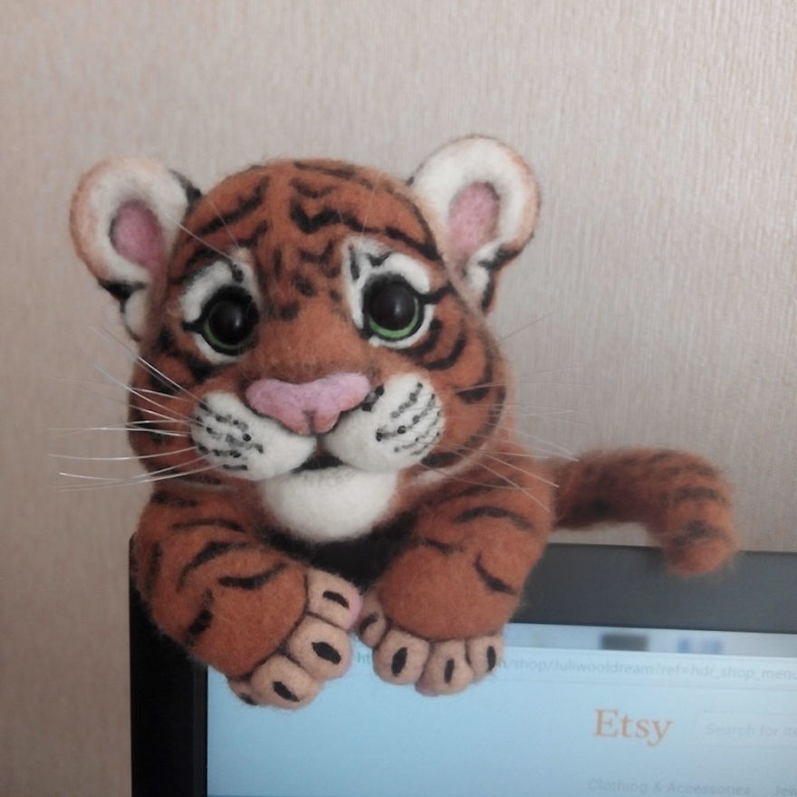 I Make Needle Felted Sculptures From Sheep Wool I Make Needle Felted Sculptures From Sheep Wool