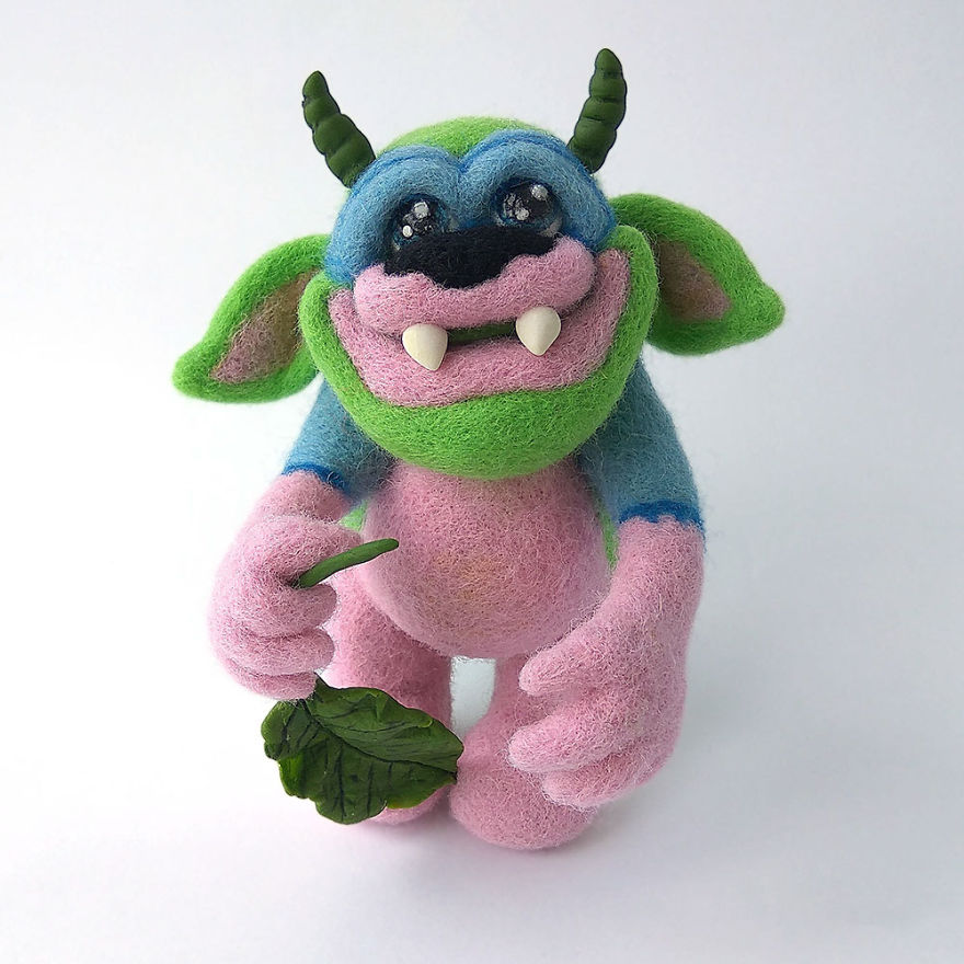 I Make Needle Felted Sculptures From Sheep Wool I Make Needle Felted Sculptures From Sheep Wool