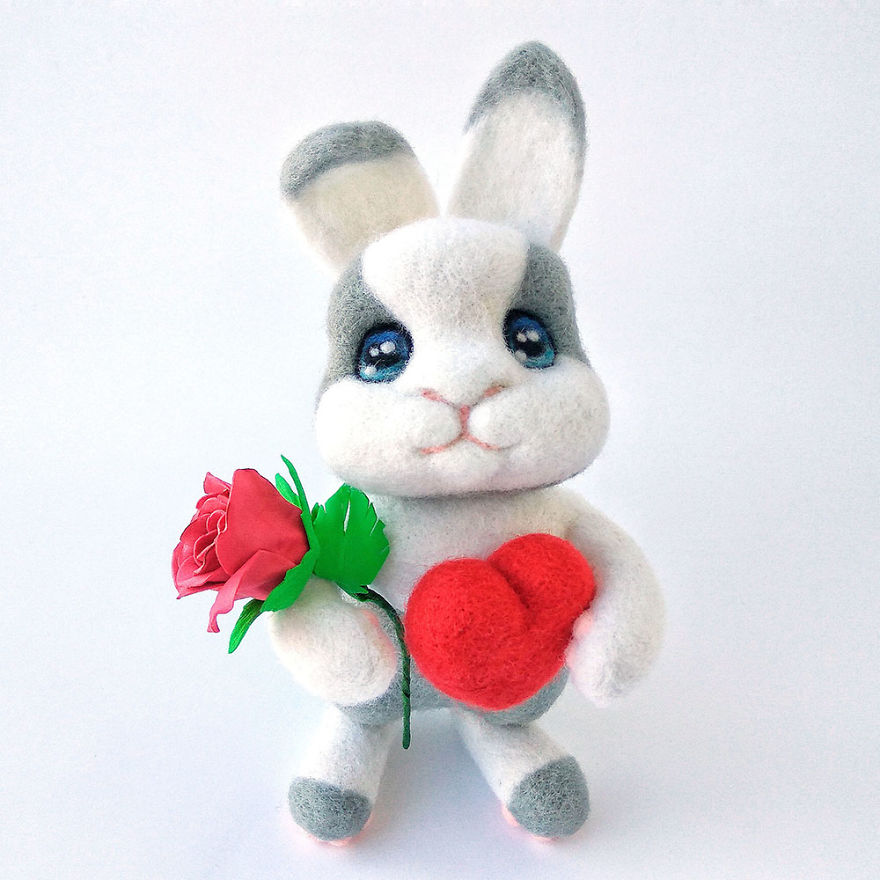 I Make Needle Felted Sculptures From Sheep Wool I Make Needle Felted Sculptures From Sheep Wool