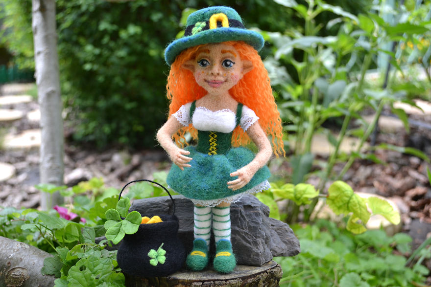 I Make Needle Felted Sculptures From Sheep Wool I Make Needle Felted Sculptures From Sheep Wool