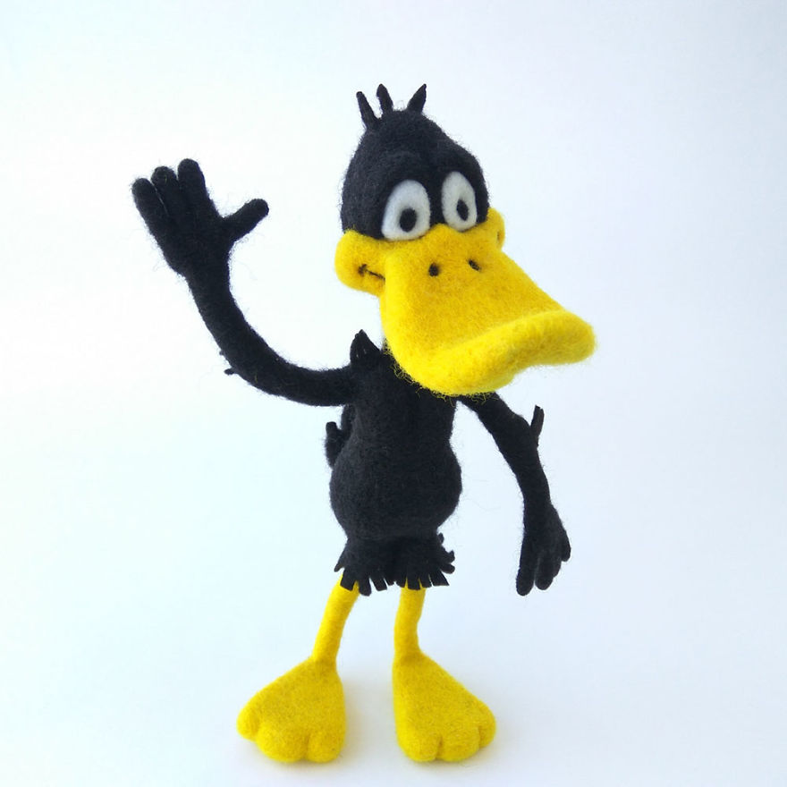 I Make Needle Felted Sculptures From Sheep Wool I Make Needle Felted Sculptures From Sheep Wool