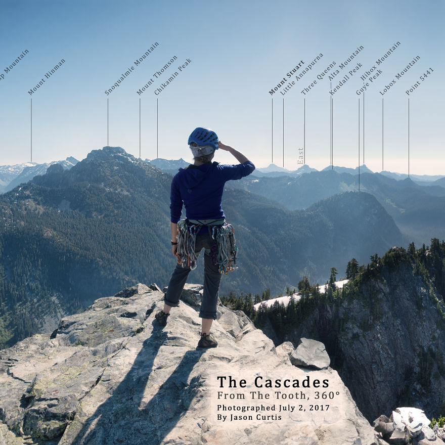 I Labeled 77 Peaks And Landmarks In This Huge Panorama I Labeled 77 Peaks And Landmarks In This Huge Panorama