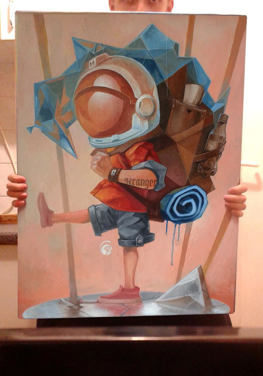 I Express My Thoughts About Being An Artist In These Metaphorical Paintings I Express My Thoughts About Being An Artist In These Metaphorical Paintings