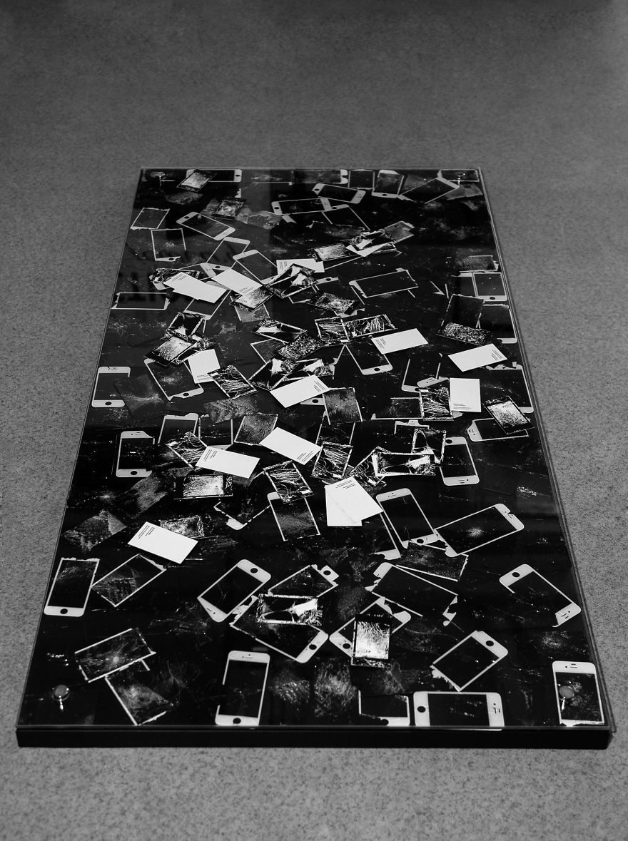 A Girl Who Collected 666 Broken Iphones