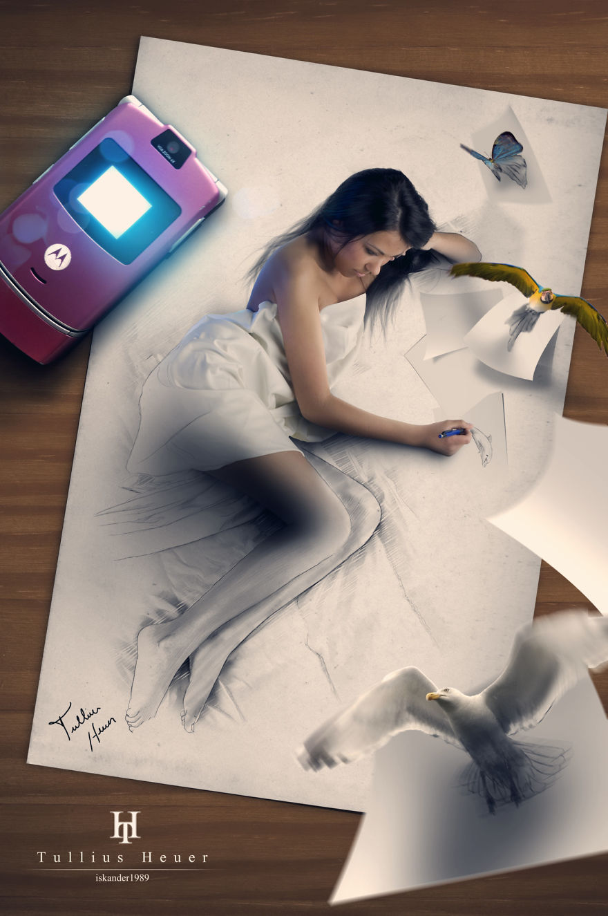 Brazilian Artist Creates Digital Paintings That Leap Off The Page Brazilian Artist Creates Digital Paintings That Leap Off The Page