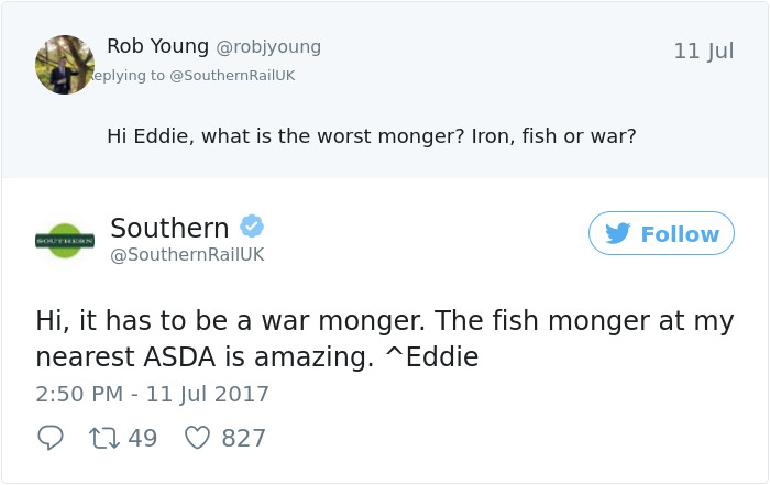 Most Hated Railway Puts 15-Year-Old In Charge Of Their Twitter Account, And Things Escalate Quickly Most Hated Railway Puts 15-Year-Old In Charge Of Their Twitter Account, And Things Escalate Quickly