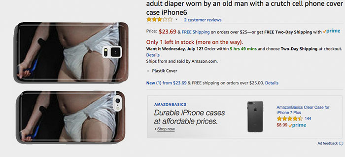 Amazon AI Designed To Create Phone Cases Terribly Malfunctions, Fills Store With 31,35 Hilarious Products Amazon AI Designed To Create Phone Cases Terribly Malfunctions, Fills Store With 31,35 Hilarious Products