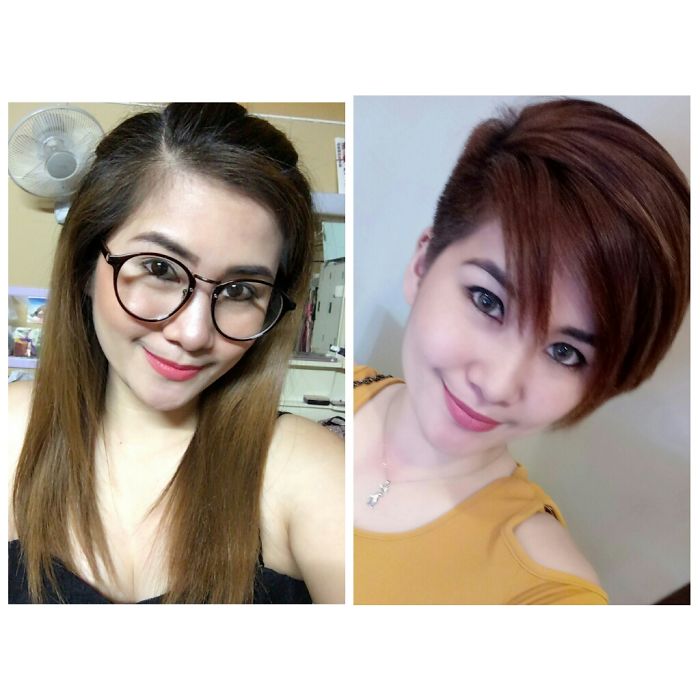 Share Before & After Pics Of Your Extreme Haircut Transformations Share Before & After Pics Of Your Extreme Haircut Transformations