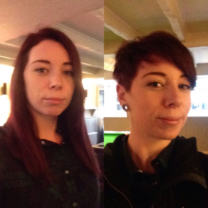 Share Before & After Pics Of Your Extreme Haircut Transformations Share Before & After Pics Of Your Extreme Haircut Transformations