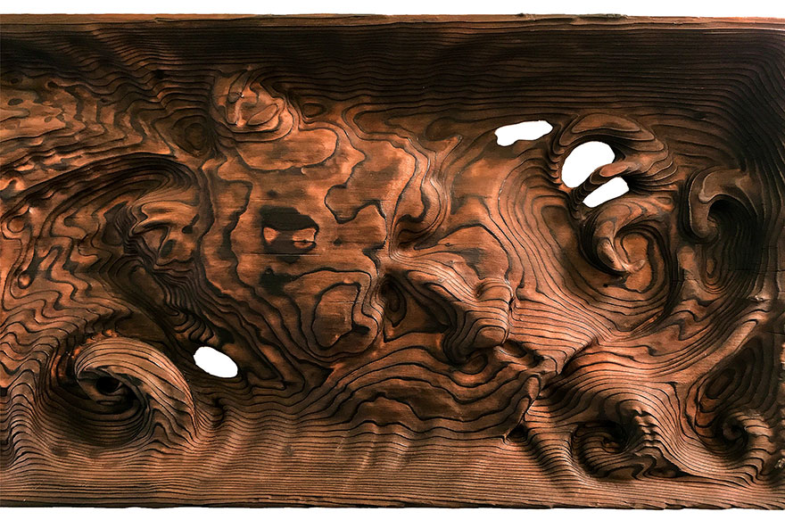 Artist Creates Unique Wood Sculptures Using An Ancient Woodworking Technique That He Saw In Visions Artist Creates Unique Wood Sculptures Using An Ancient Woodworking Technique That He Saw In Visions