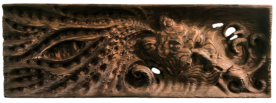 Artist Creates Unique Wood Sculptures Using An Ancient Woodworking Technique That He Saw In Visions Artist Creates Unique Wood Sculptures Using An Ancient Woodworking Technique That He Saw In Visions