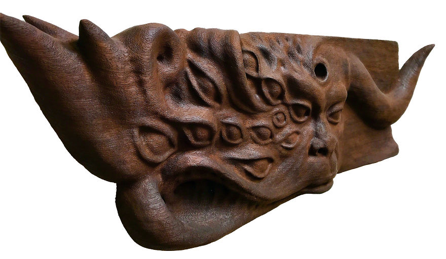 Artist Creates Unique Wood Sculptures Using An Ancient Woodworking Technique That He Saw In Visions Artist Creates Unique Wood Sculptures Using An Ancient Woodworking Technique That He Saw In Visions