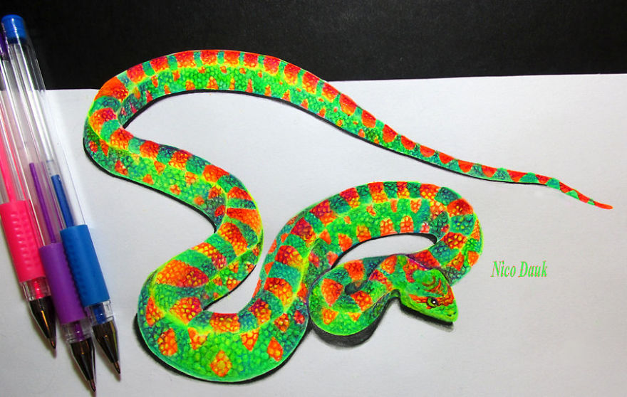 I Use Gel Pens To Create Colorful Art I Use Gel Pens To Create Colorful Art