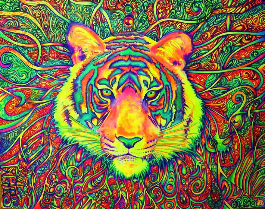 I Use Gel Pens To Create Colorful Art