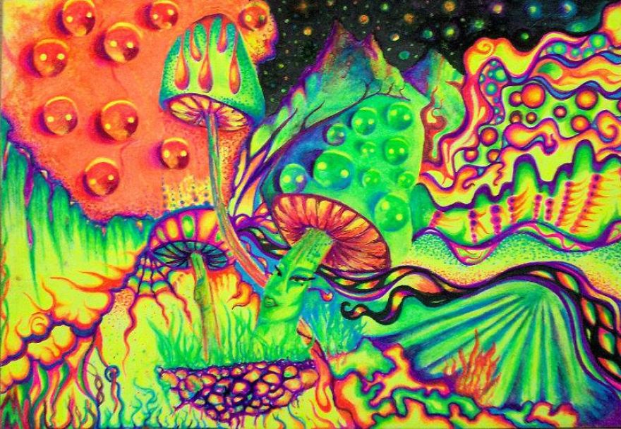 I Use Gel Pens To Create Colorful Art I Use Gel Pens To Create Colorful Art