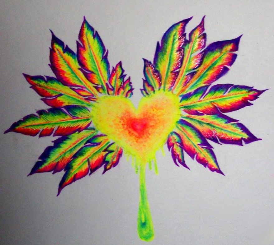 I Use Gel Pens To Create Colorful Art