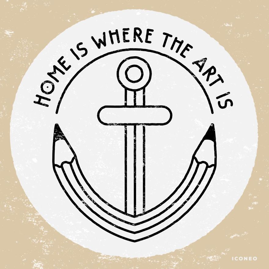 I Play With The Symbol Of Pencil In My Illustrations