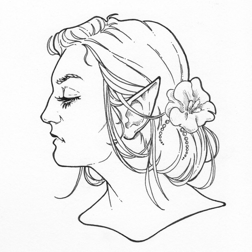 I Draw Instagram Selfies In Ink I Draw Instagram Selfies In Ink