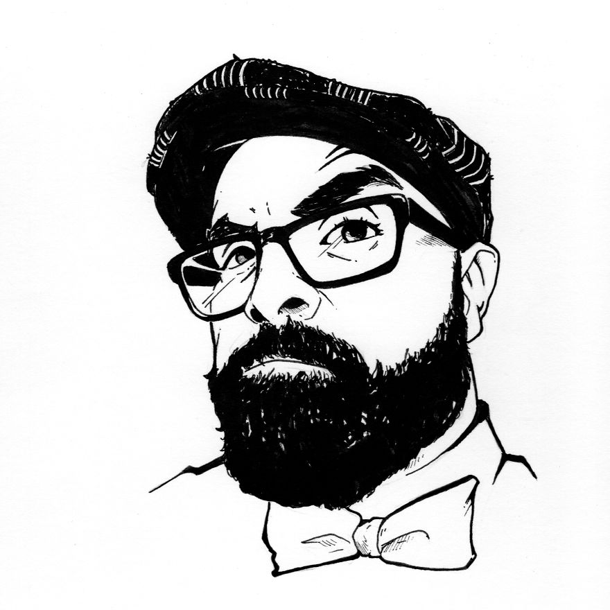 I Draw Instagram Selfies In Ink I Draw Instagram Selfies In Ink