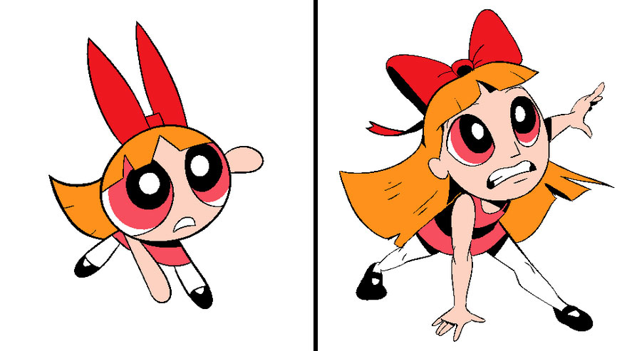 Artist Challenges Herself To Draw Cartoons In Their Official Style, And Then Her Own (34 Pics)