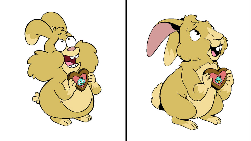 Artist Challenges Herself To Draw Cartoons In Their Official Style, And Then Her Own (34 Pics)