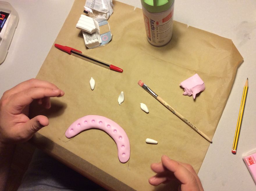 Handmade Paper Mache Dinosaur Schoolcone ‘Schultüte’ Handmade Paper Mache Dinosaur Schoolcone ‘Schultüte’