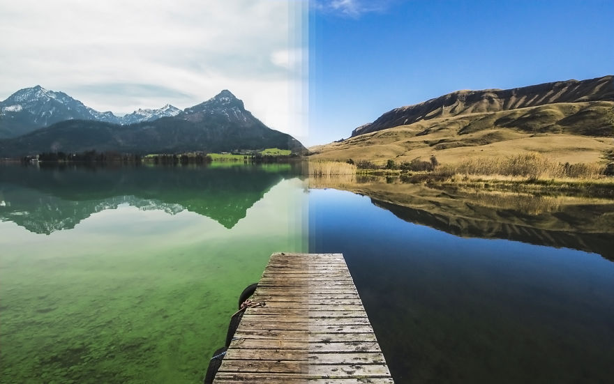 We Combined Our Travel Photos From Opposite Sides Of The World, And The Result Is Amazing